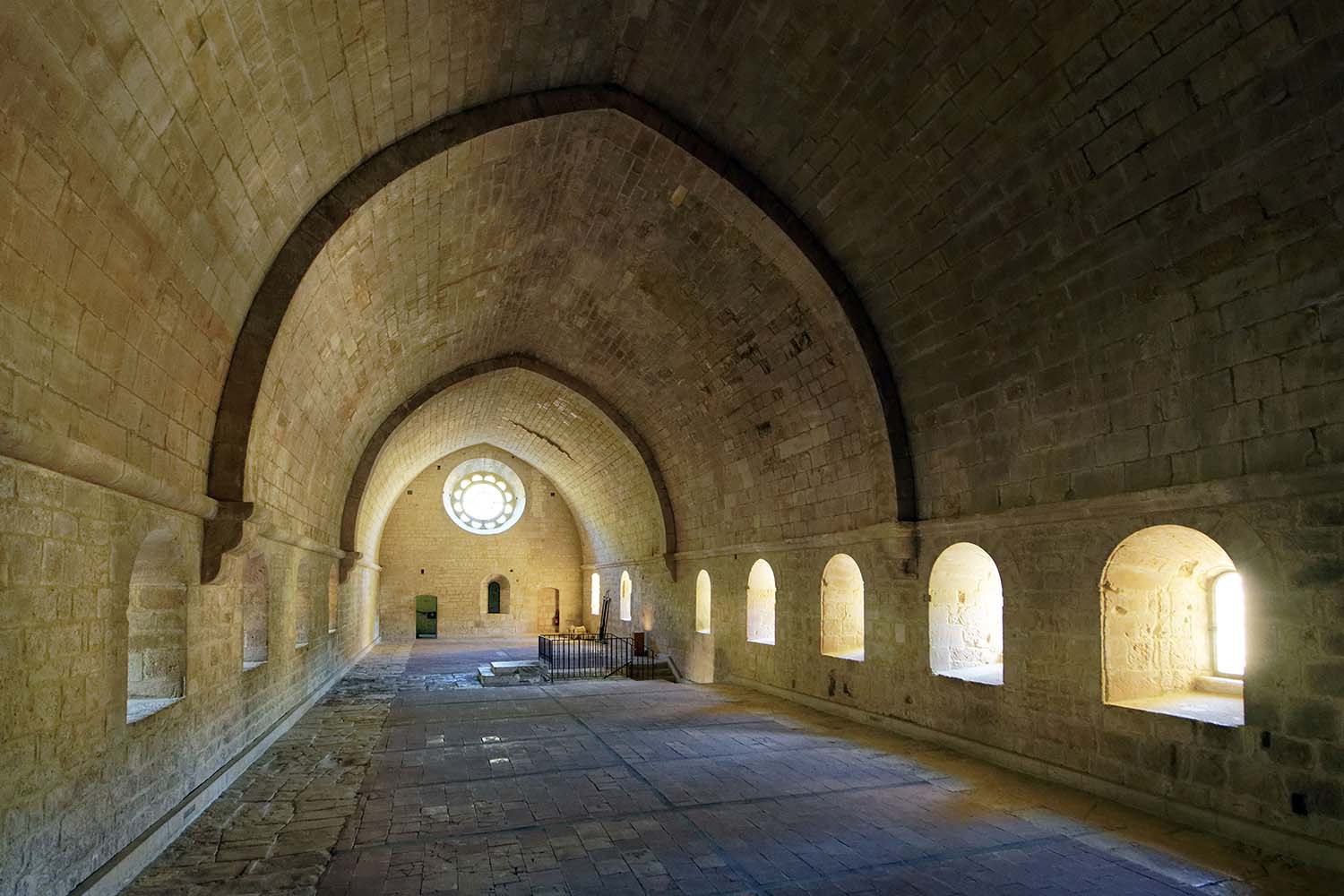 The dormitory of The Senanque Abbey